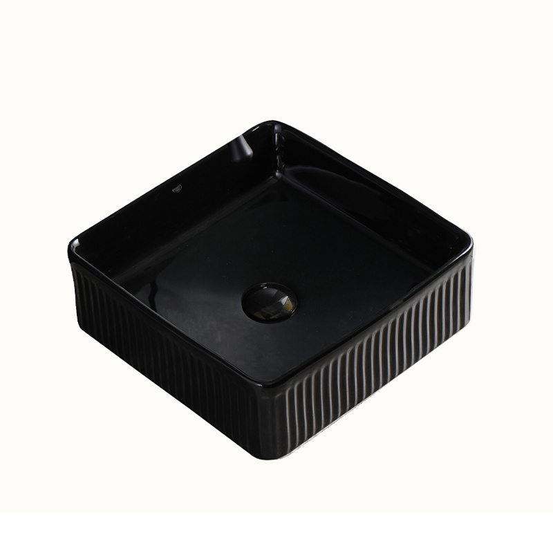 BPS-koupelny Keramické umyvadlo na desku HYD-AA-BL-375 37