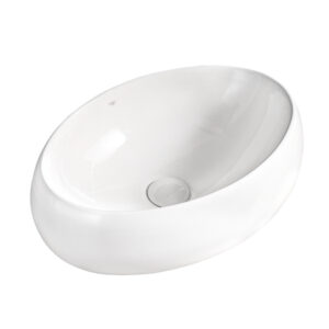 BPS-koupelny Keramické umyvadlo na desku HYD-CI-WH-500 50x31 cm