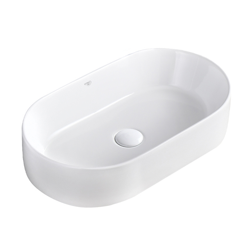 BPS-koupelny Keramické umyvadlo na desku HYD-NI-WH-535 53