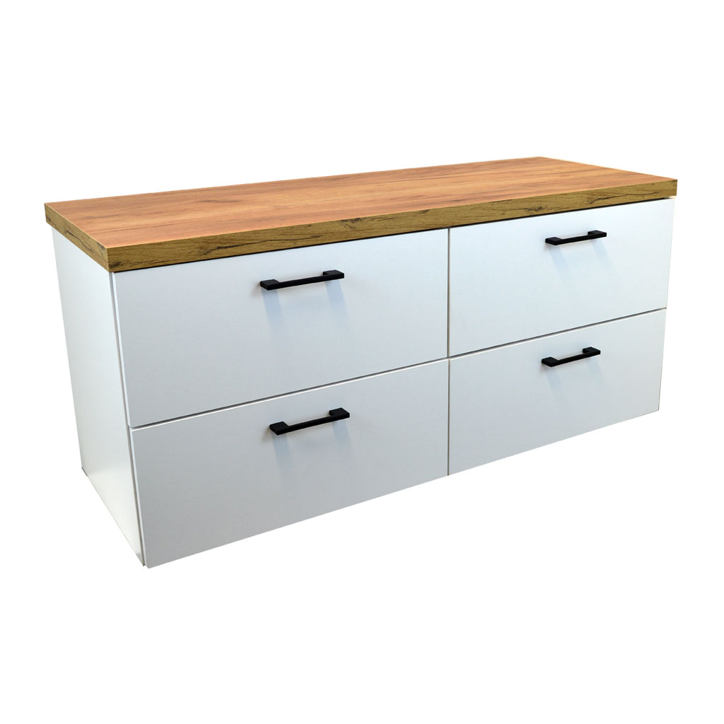 BPS-koupelny Koupelnová skříňka pod deskové umyvadlo Agria 120-HD - bílá