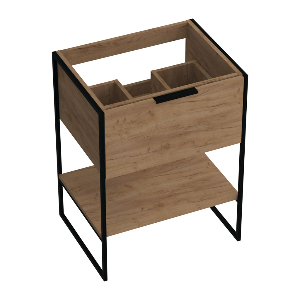 BPS-koupelny Koupelnová skříňka pod deskové umyvadlo Kubus OC 60-HD - Obrázek 2