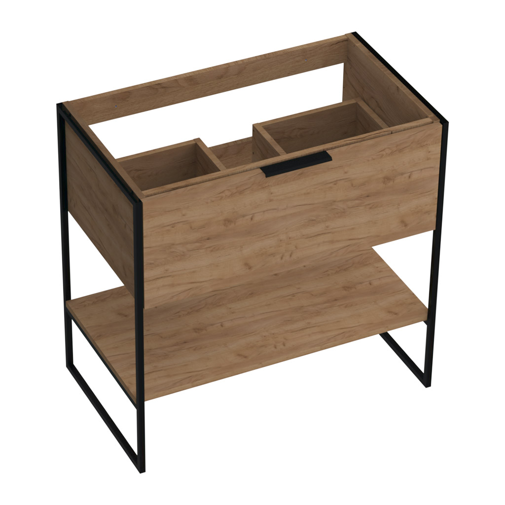 BPS-koupelny Koupelnová skříňka pod deskové umyvadlo Kubus OC 80-HD - Obrázek 2