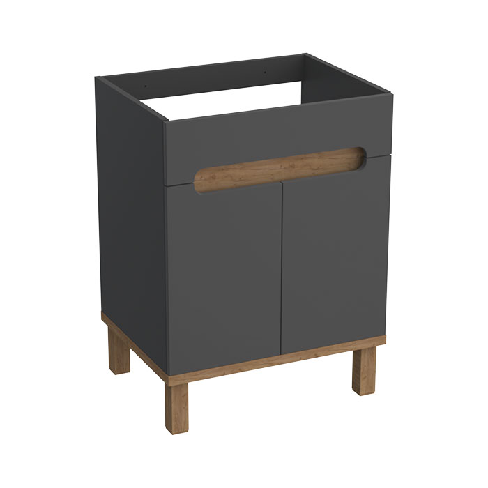 BPS-koupelny Koupelnová skříňka pod deskové umyvadlo Orion L 60-HD - Obrázek 2