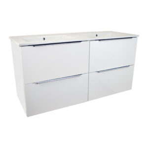 BPS-koupelny Koupelnová skříňka s keramickým umyvadlem Swing W 120