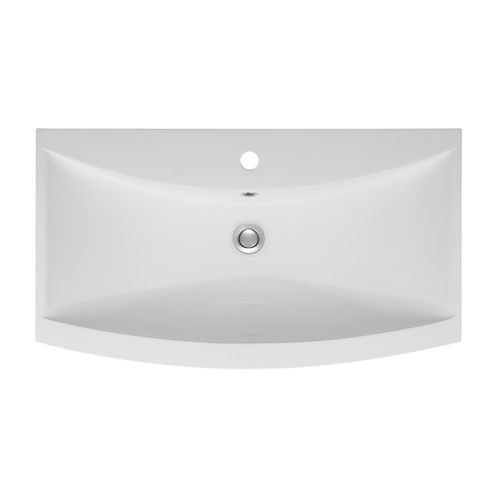 BPS-koupelny Nábytkové umyvadlo z litého mramoru UM-OHR 80 (80x45x17 cm) - Obrázek 2