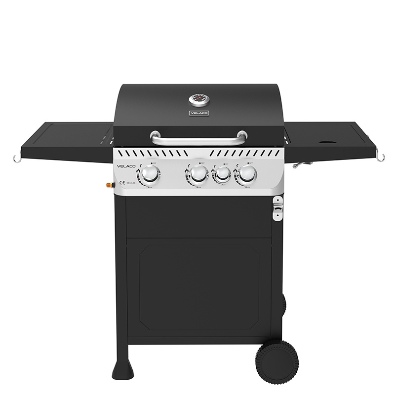 BPS-koupelny Plynový BBQ gril s boční plotýnkou
