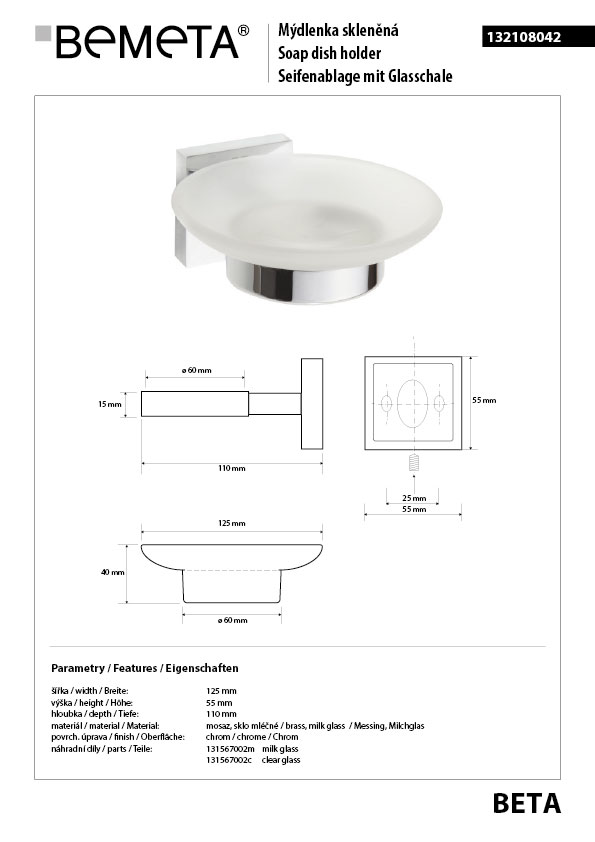 Bemeta Design BETA: Mýdlenka - 132108042 - Obrázek 2