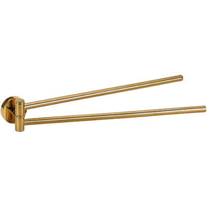 Bemeta Design BRILO: Držák ručníků dvojitý otočný 420 mm - 161204190