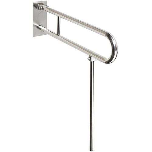 Bemeta Design HELP: Sklopný úchyt ve tvaru U s opěrnou nohou 600 mm