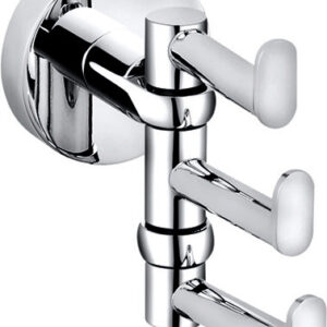 Bemeta Design OMEGA: Věšák se 3 háčky otočný - 104106072