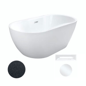 Besco Akrylátová volně stojící vana Navia Glam G 140x75 (150x80
