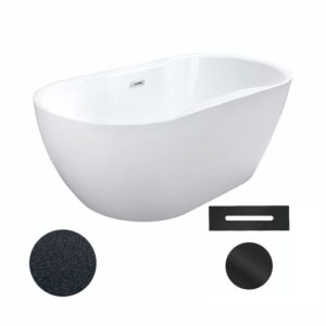 Besco Akrylátová volně stojící vana Navia Glam G 140x75 (150x80