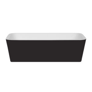 Besco Deskové umyvadlo z litého mramoru Assos BW Matt UM D 52x41x15 cm
