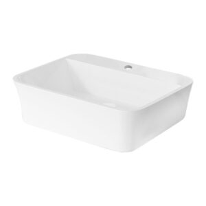 Besco Deskové umyvadlo z litého mramoru Assos S-Line UM D-OPB 51x41x15 cm