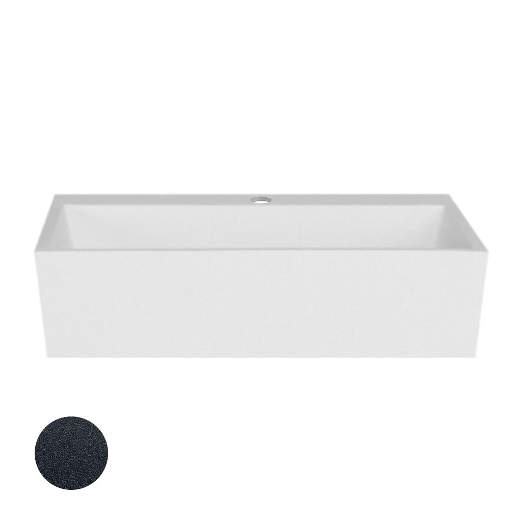 Besco Deskové umyvadlo z litého mramoru Vera Glam G UM D-OPB 50x42x15 cm