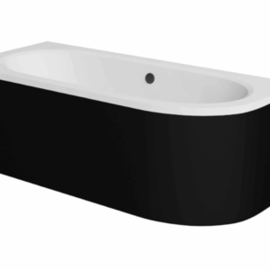 Besco Krycí panel k asymetrické vaně Avita Black P 150x75 (160x75