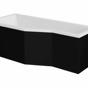 Besco Krycí panel k atypické vaně Integra Black P 150x75 (170x75)