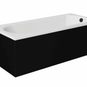 Besco Krycí panel k obdélníkové vaně Intrica Black P 150x75 (160x75