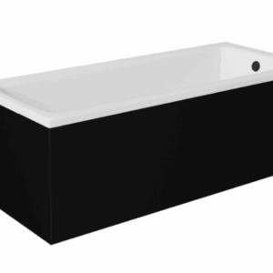 Besco Krycí panel k obdélníkové vaně Talia Black P 100x70 (110