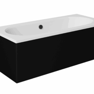 Besco Krycí panel k obdélníkové vaně Vitae Black P 150x75 (160x75