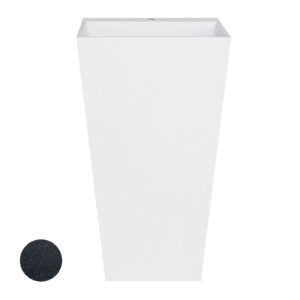 Besco Volně stojící umyvadlo z litého mramoru Vera Glam G UM VS-OPB 50x42x85 cm