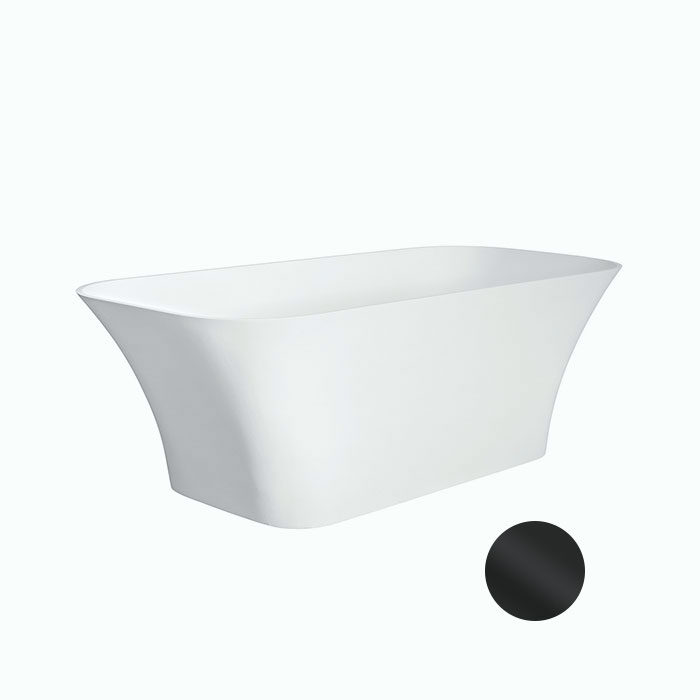 Besco Volně stojící vana z litého mramoru Assos S-Line 160x70 Barva: Bílá