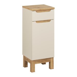 Comad Koupelnová skříňka Bali s deskou 35 cm kašmírová/dub wotan
