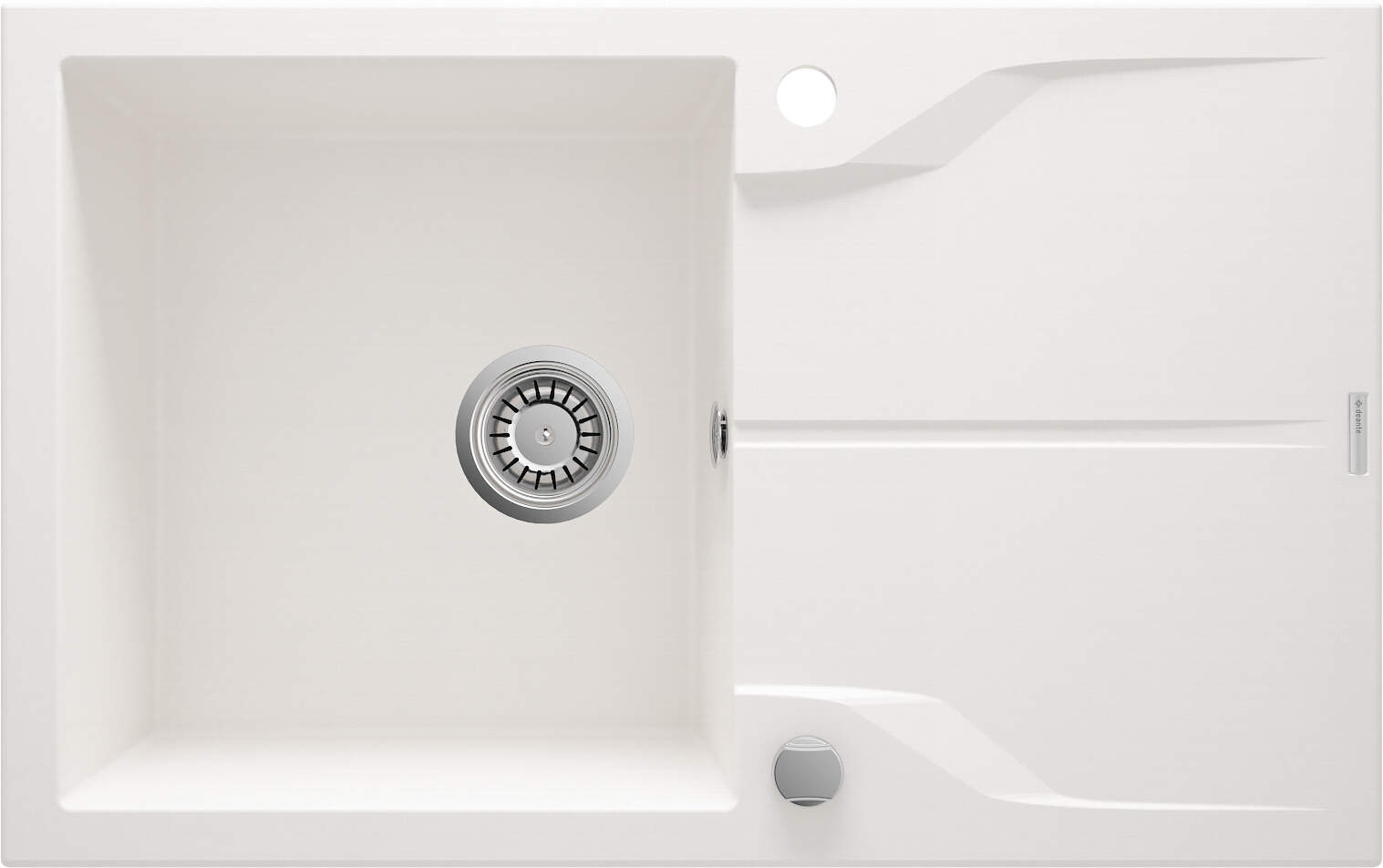 Deante Dřez Andante Flush s odkapávačem