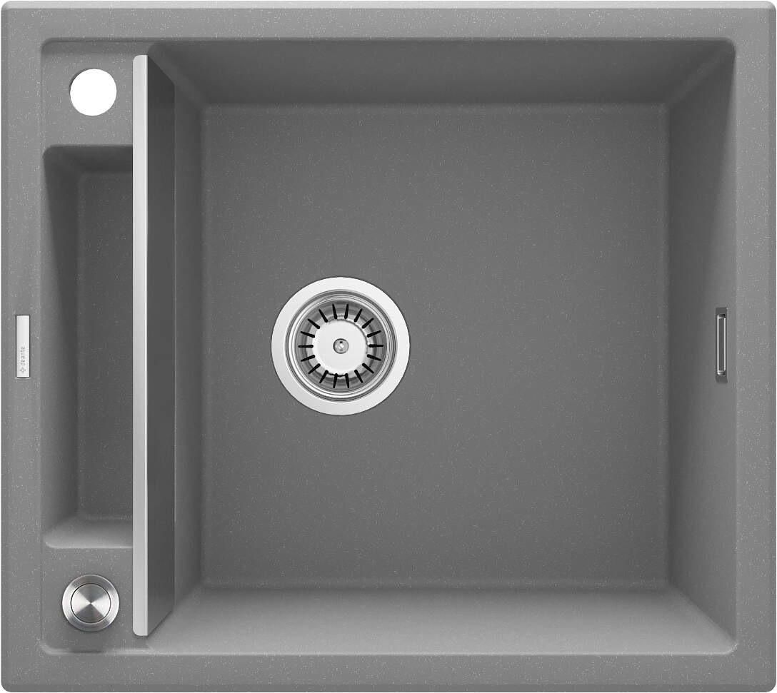 Deante Dřez Magnetic granit - ZRM S103 šedý metalic