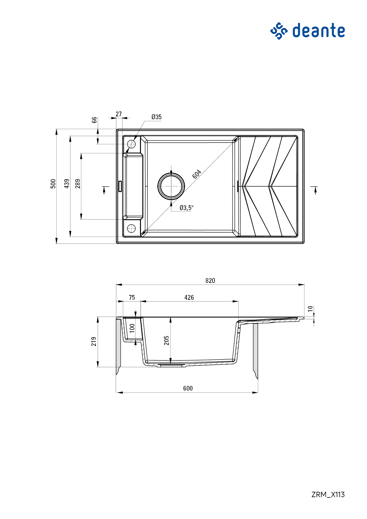 granit - ZRM N113 černý