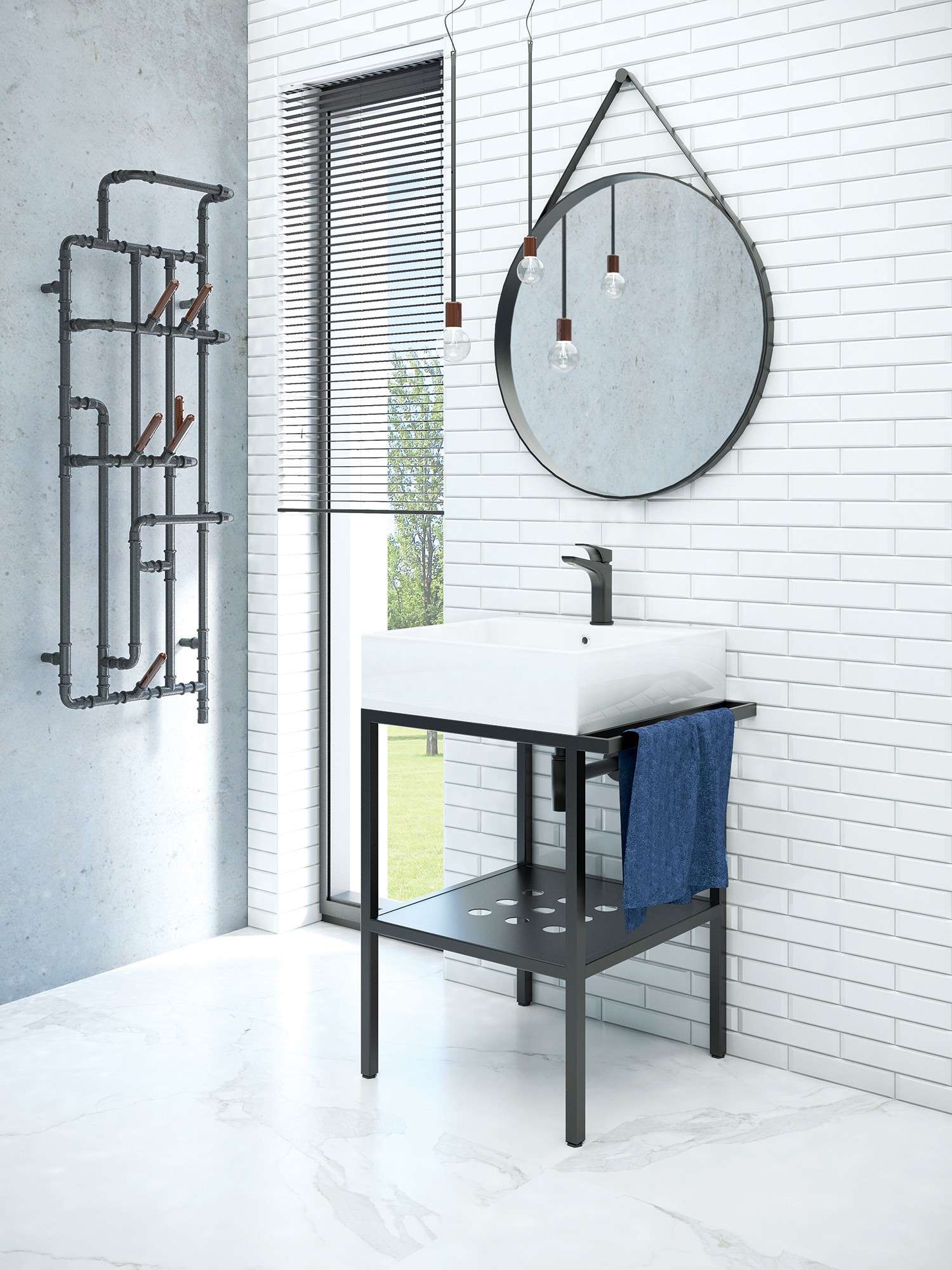 Deante Koupelnový set Temisto s umyvadlem 50x40 cm - CDTS6U4S - Obrázek 2