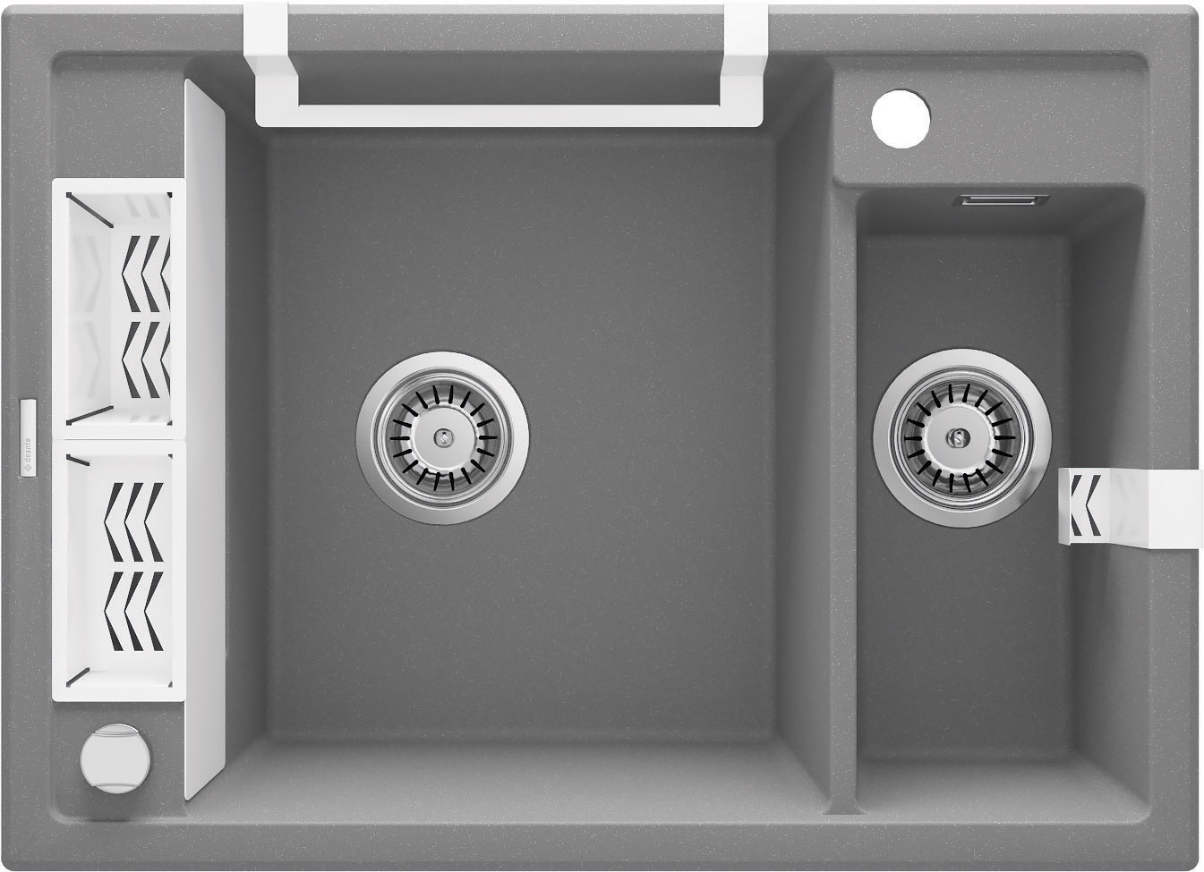Deante Sada doplňků pro granitové dřezy Magnetic - ZZMKA11O - Obrázek 2