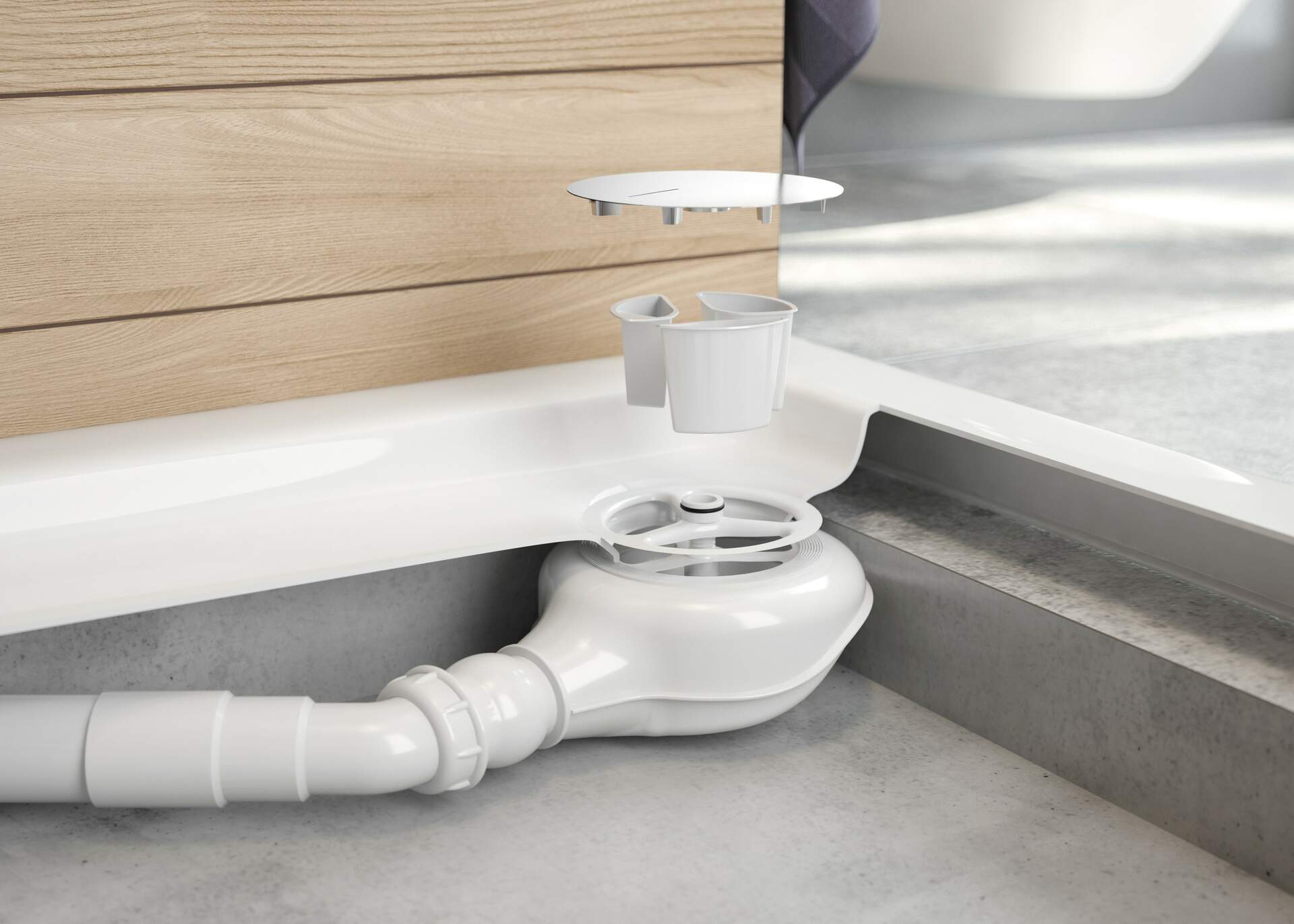 Deante Sifon pro sprchovou vaničku Easy-Clean - NHC 029C - Obrázek 2