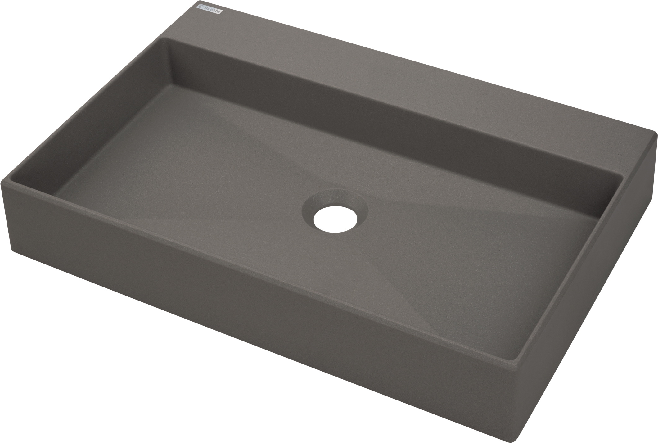Deante Umyvadlo na desku Correo 60x40 cm granit - CQR TU6S
