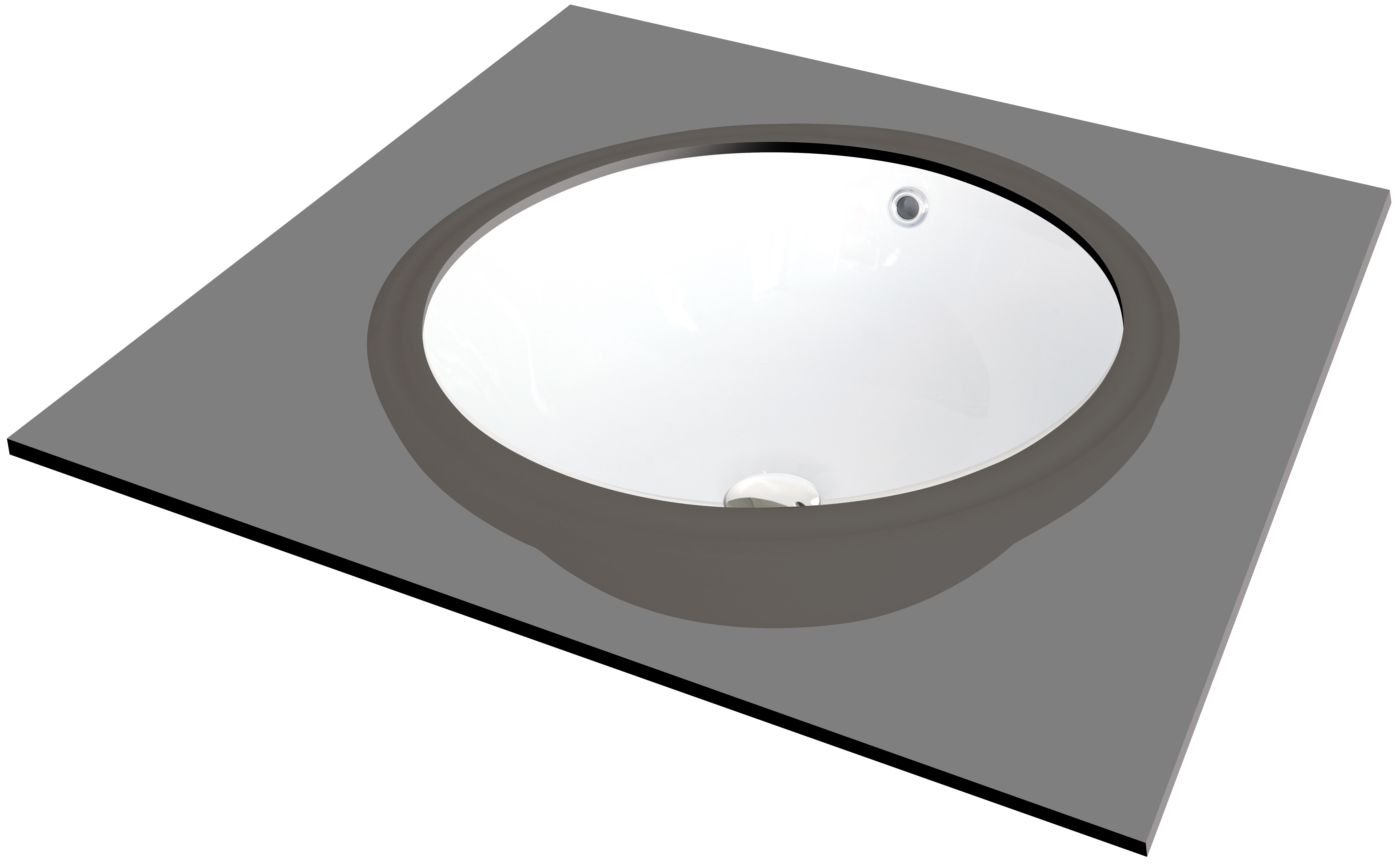 Deante Umyvadlo pod desku Alpinia ø38 cm - CGA 6U3U