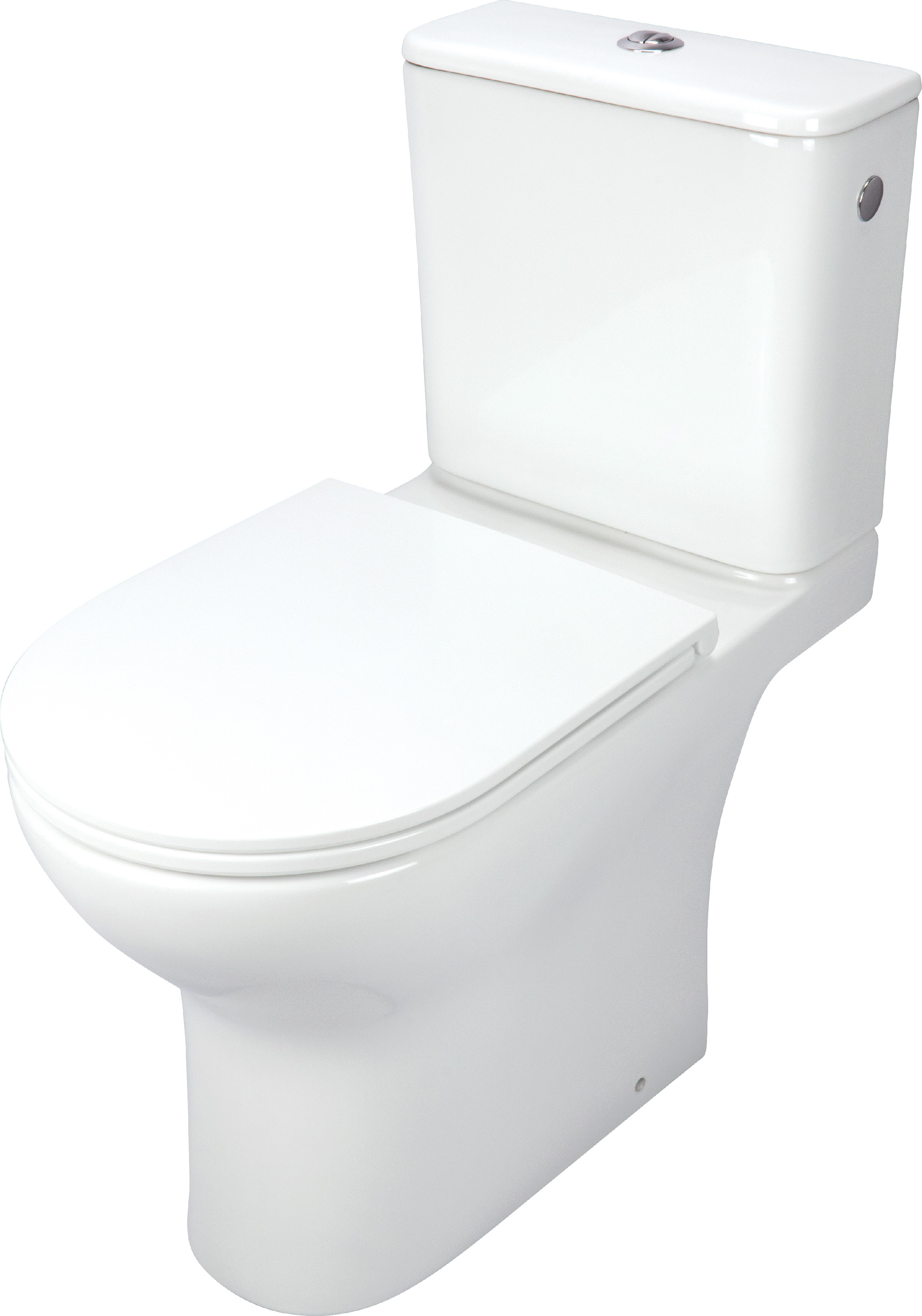 Deante WC kombi bez příruby Jasmin se zadním odpadem a WC sedátkem SoftClose - CDJD6RPS