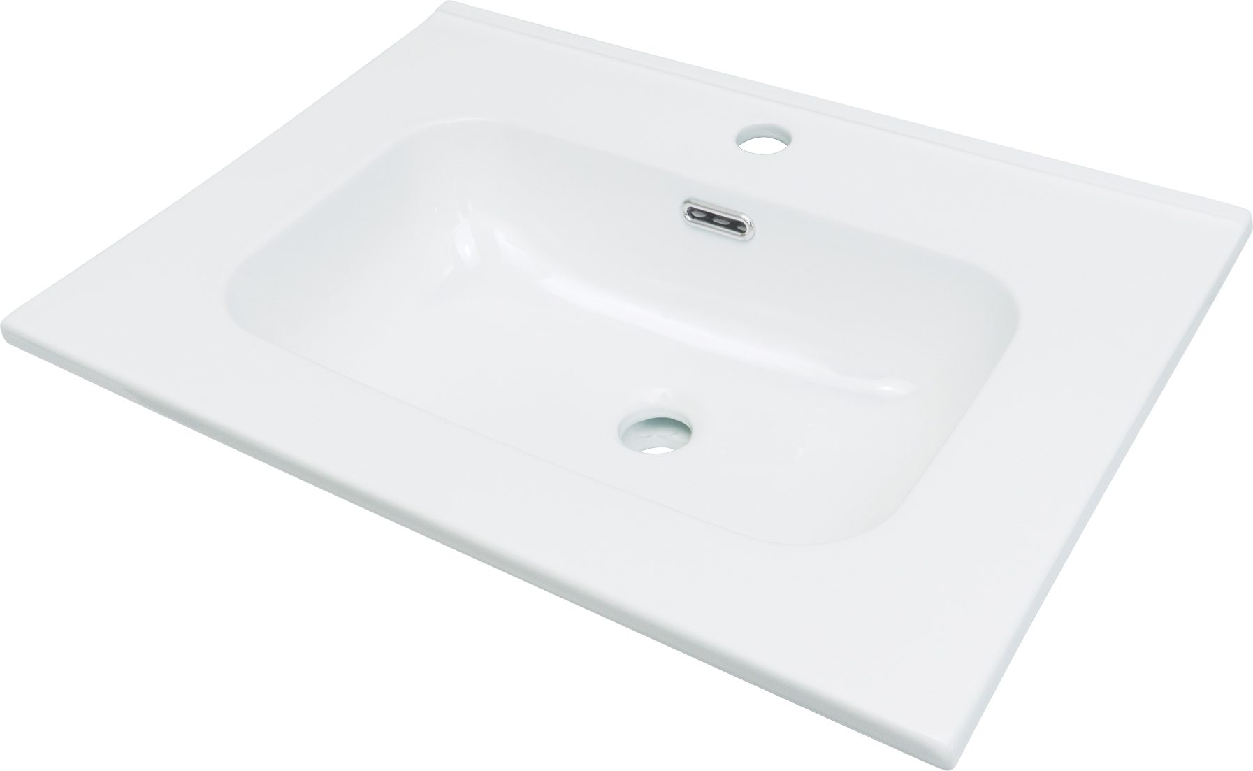 Deante Zápustné keramické umyvadlo Tubo 60x46 cm - CTU 6U6W