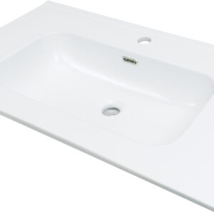 Deante Zápustné keramické umyvadlo Tubo 80x46 cm - CTU 6U8W