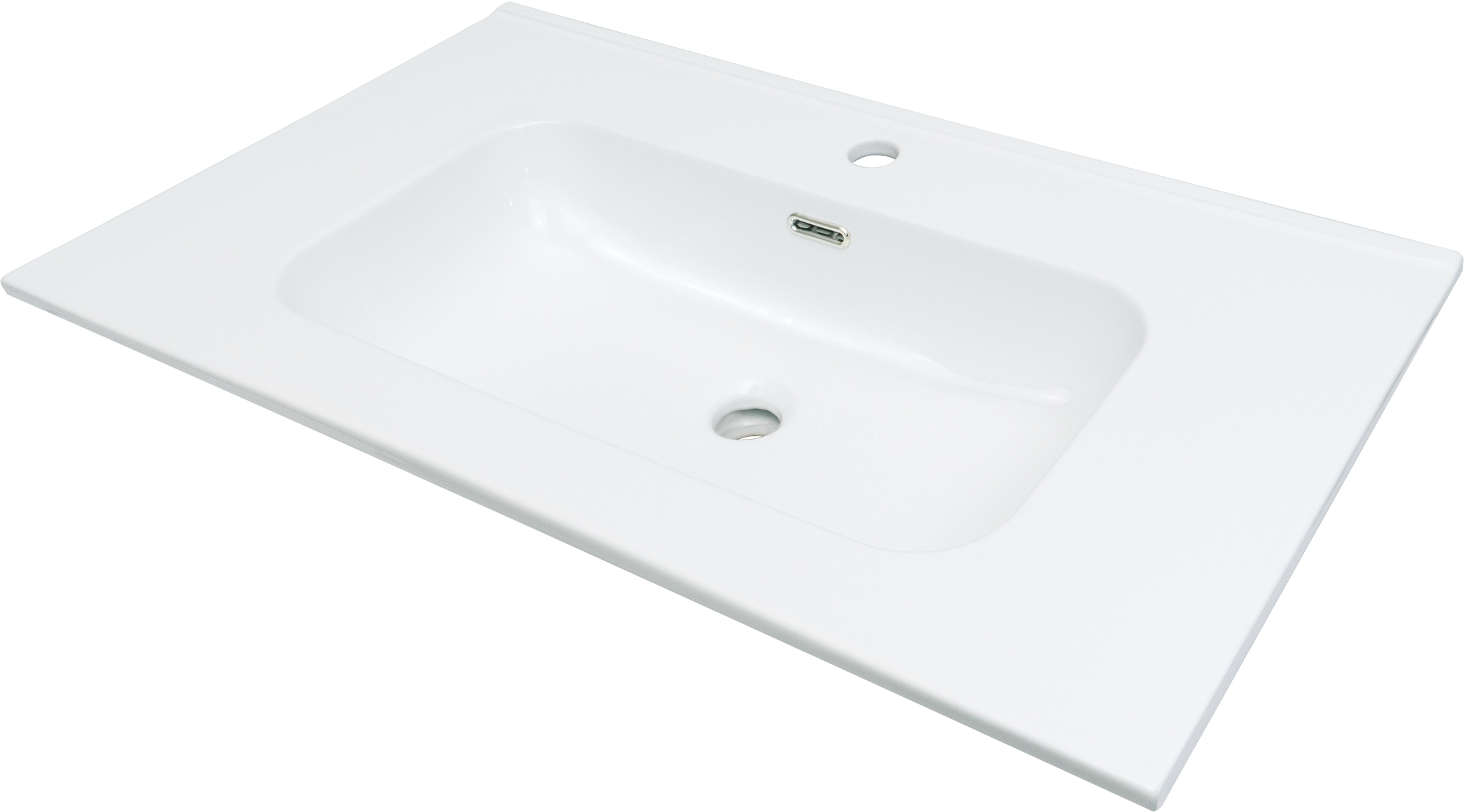 Deante Zápustné keramické umyvadlo Tubo 80x46 cm - CTU 6U8W