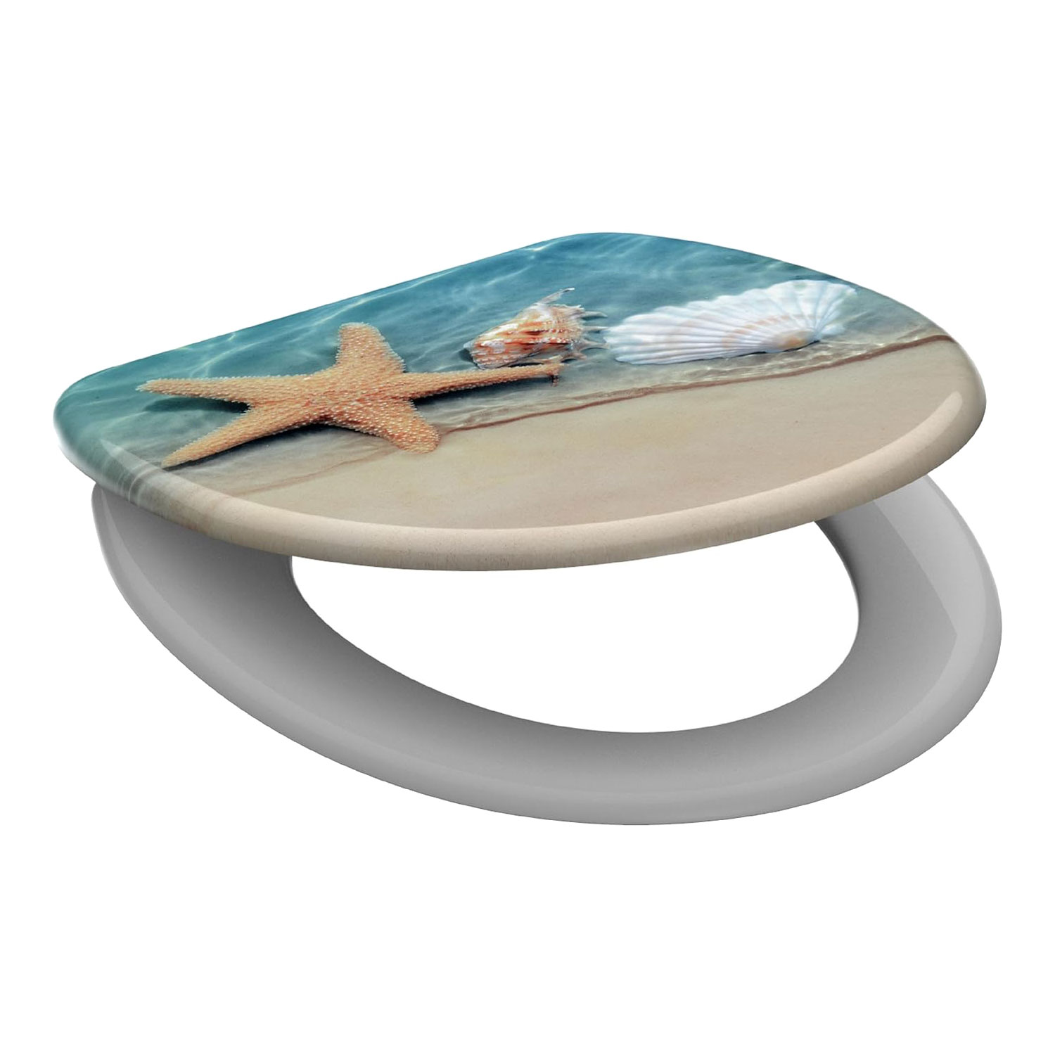 Eisl Sanitär WC prkénko Duroplast Soft Close Beach 82196 - Obrázek 2