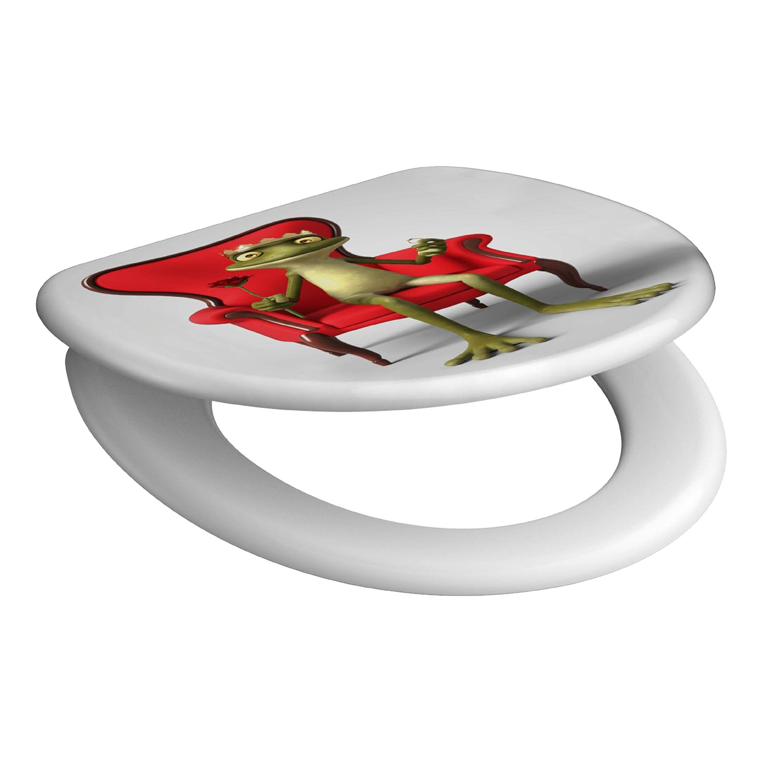 Eisl Sanitär WC prkénko Duroplast Soft Close Frog King 82190 - Obrázek 2