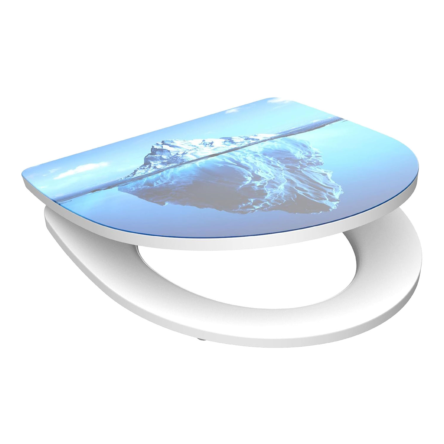 Eisl Sanitär WC prkénko Duroplast Soft Close Iceberg High Gloss 82579 - Obrázek 2