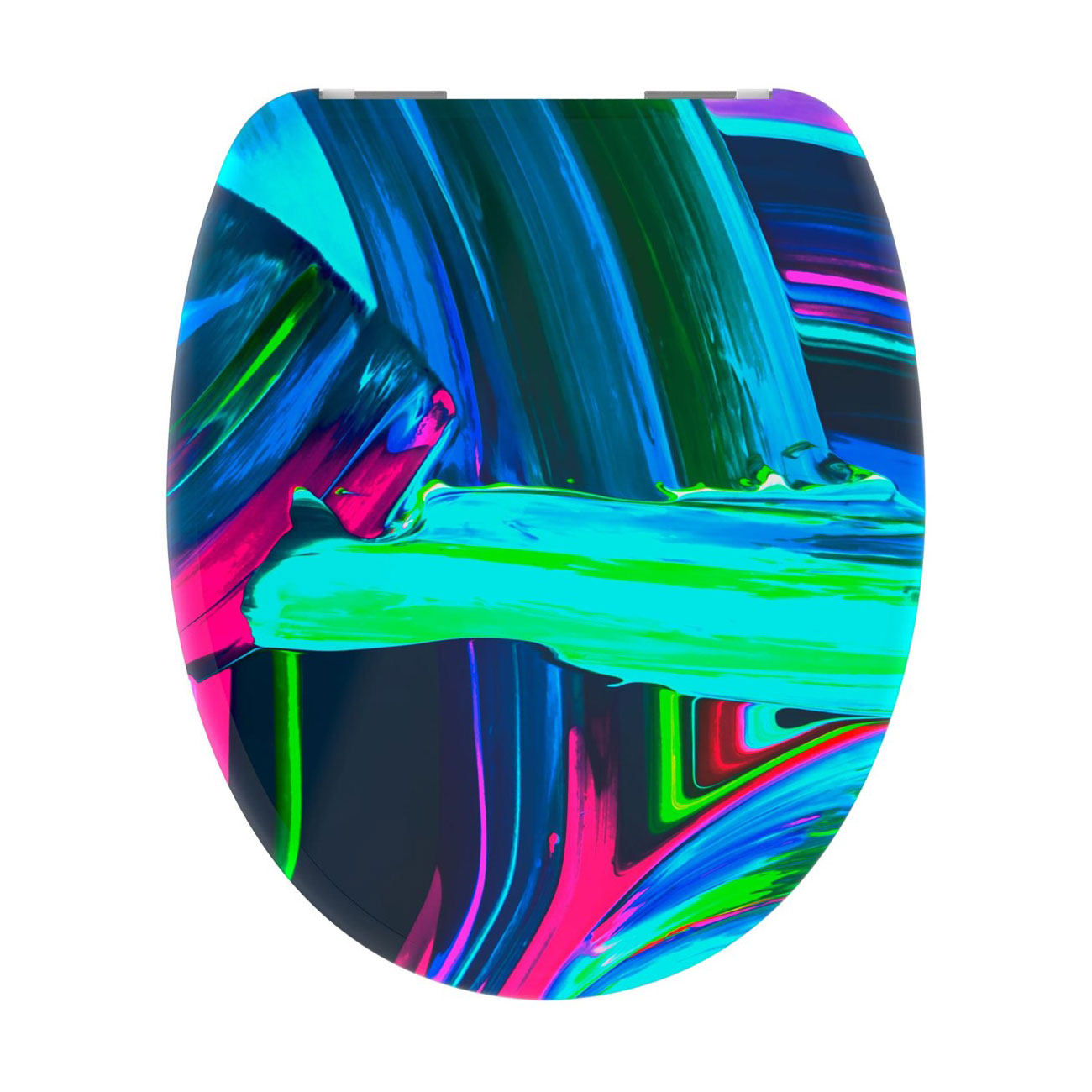 Eisl Sanitär WC prkénko Duroplast Soft Close Neon Paint 82191