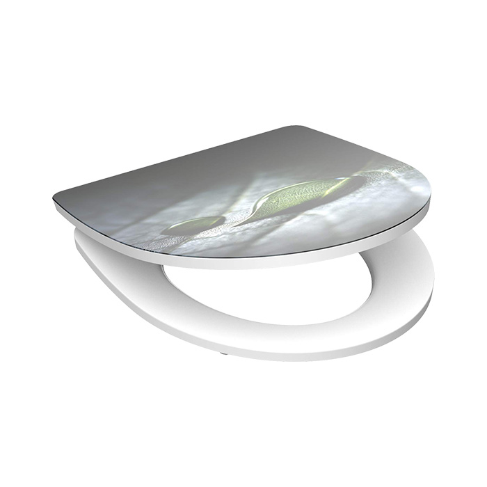 Eisl Sanitär WC prkénko Duroplast Soft Close Raindrop High Gloss 82583 - Obrázek 2
