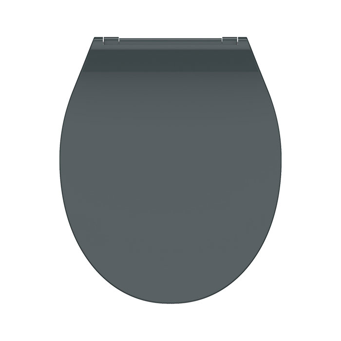 Eisl Sanitär WC prkénko Duroplast Soft Close Slim Antracit 82704