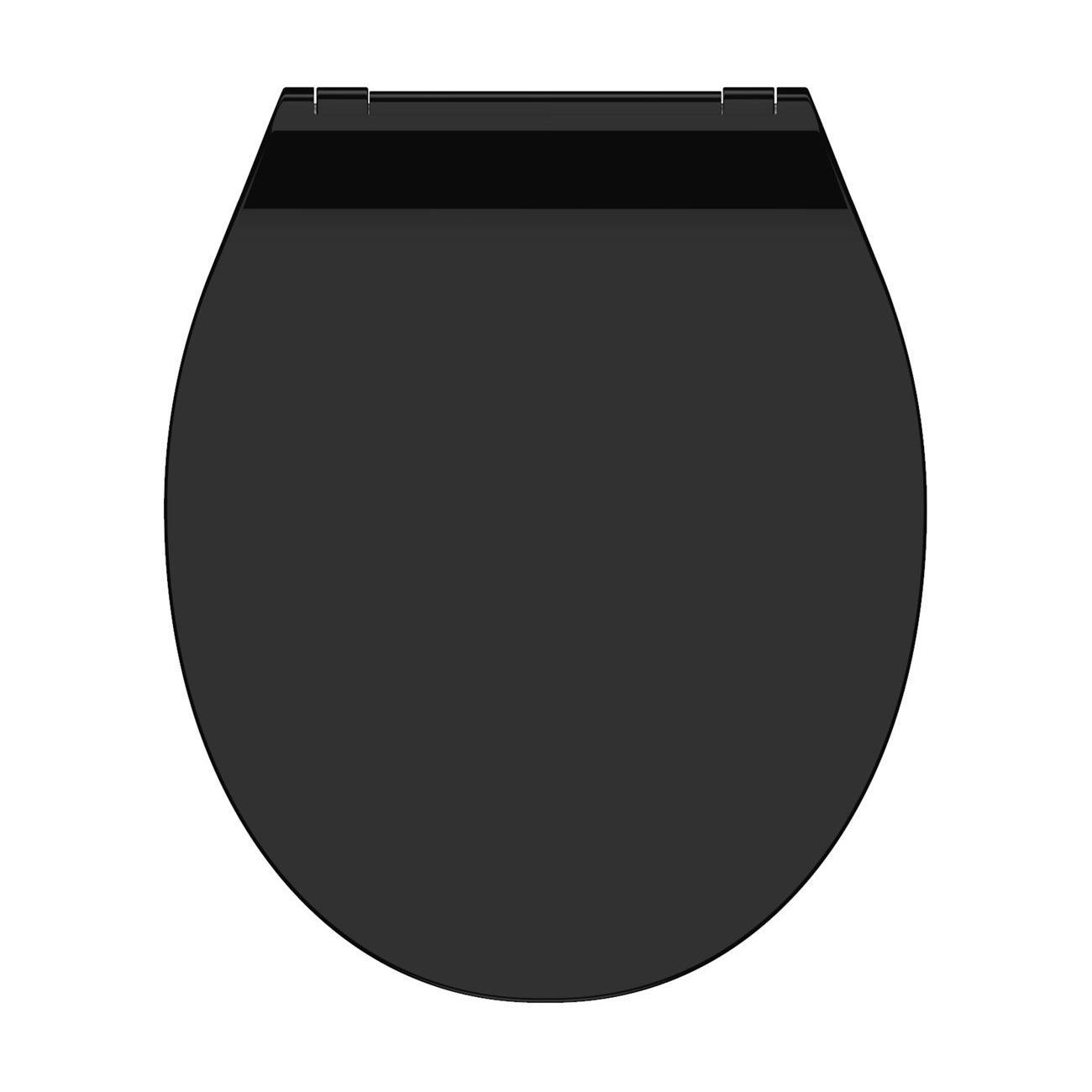 Eisl Sanitär WC prkénko Duroplast Soft Close Slim Black 82710