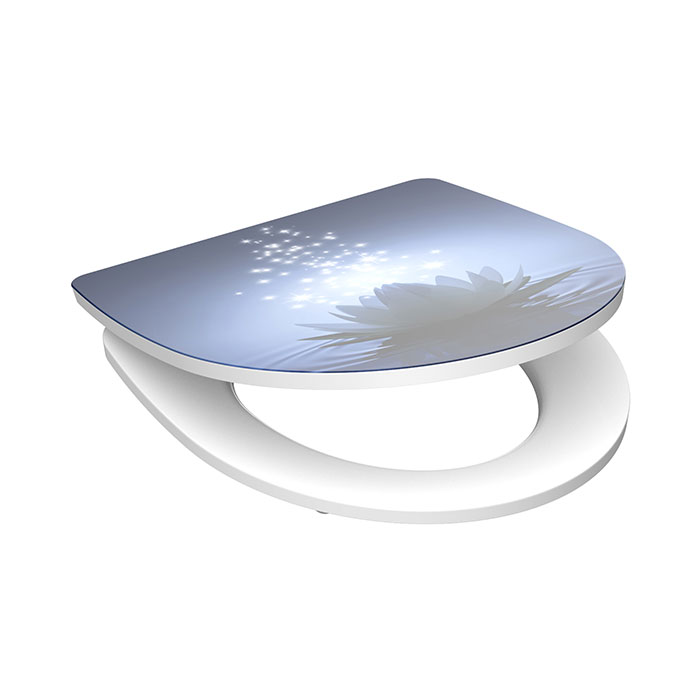 Eisl Sanitär WC prkénko Duroplast Soft Close Water Lily High Gloss 82582 - Obrázek 2