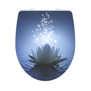 Eisl Sanitär WC prkénko Duroplast Soft Close Water Lily High Gloss 82582