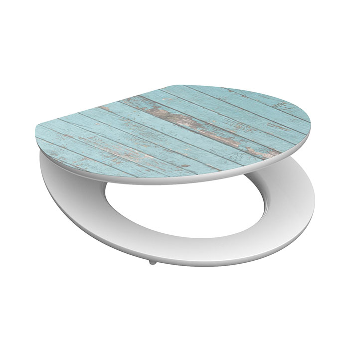 Eisl Sanitär WC prkénko MDF Soft Close Blue Wood 80536 - Obrázek 2