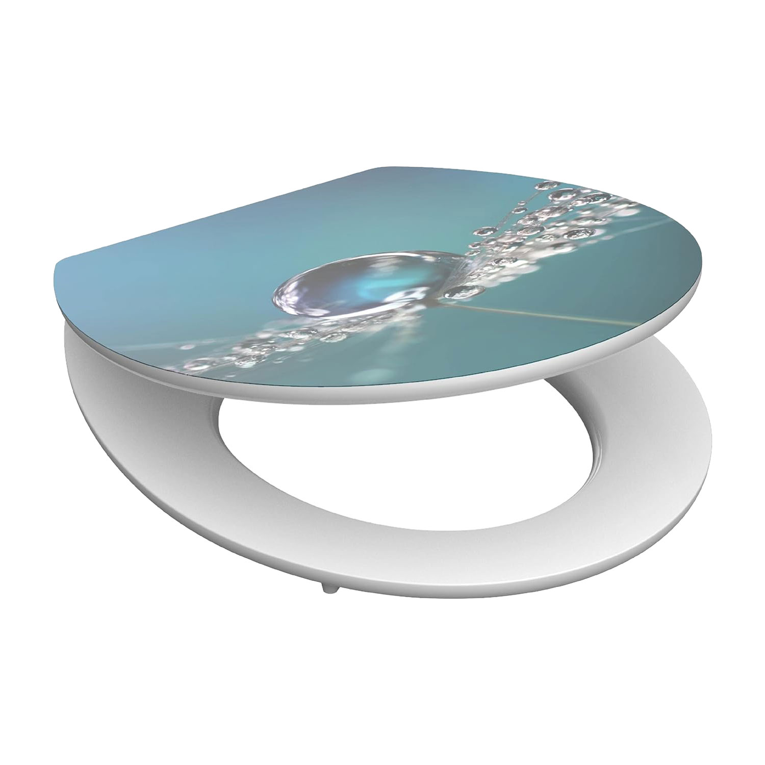 Eisl Sanitär WC prkénko MDF Soft Close Water Drop High Gloss 80544 - Obrázek 2